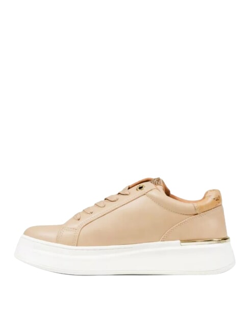 GEO Junior Baskets noisette/beige g&eacute;om&eacute;trique - Chaussures Femme