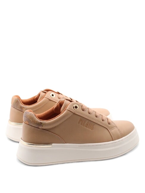 GEO Junior Baskets noisette/beige g&eacute;om&eacute;trique - Chaussures Femme