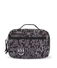 EASTPAK ROAD KIT Trousse de voyage avec cintre Keith Haring Noir - Trousses - 2
