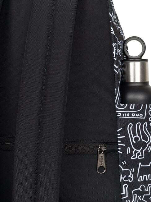 PADDED DAY PAK'R Sac &agrave; dos pour ordinateur portable 14" Keith Haring Noir - Sacs &agrave; dos pour l'&Eacute;cole & les Loisirs