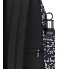 EASTPAK PADDED DAY PAK'R Sac &agrave; dos pour ordinateur portable 14" Keith Haring Noir - Sacs &agrave; dos pour l'&Eacute;cole & les Loisirs - 3