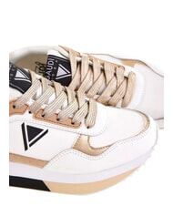 GAUD&Igrave; I DEA Baskets en cuir blanc - Chaussures Femme - 3