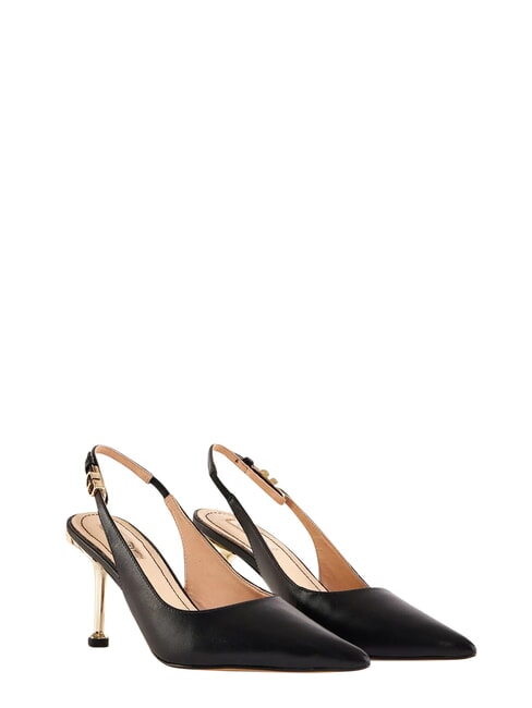 CRISTEL D&eacute;collet&eacute; Chanel, en cuir NOIR - Chaussures Femme