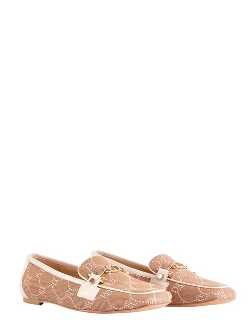 TULSA mocassin Jacquard bronzage - Chaussures Femme