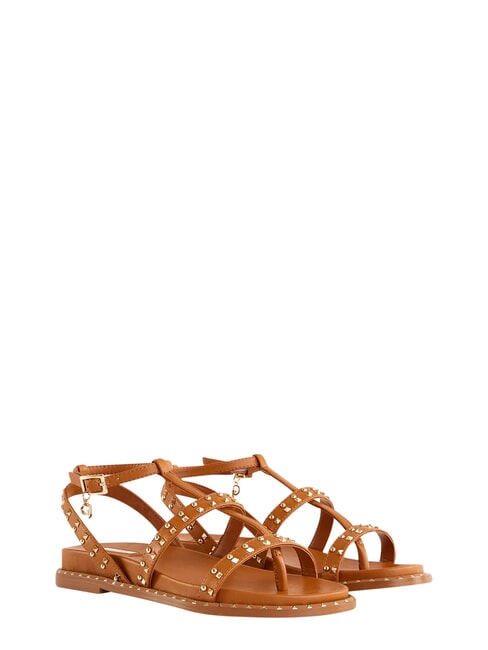 PYRUS GREEDY sandales plates bronzage - Chaussures Femme