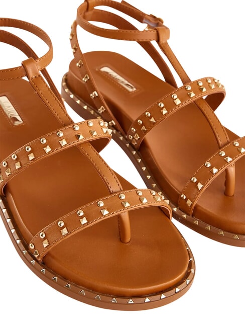 PYRUS GREEDY sandales plates bronzage - Chaussures Femme