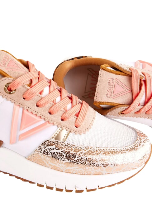 ICONICA BOOM DAY Baskets en cuir BLANC / PLATINE - Chaussures Femme