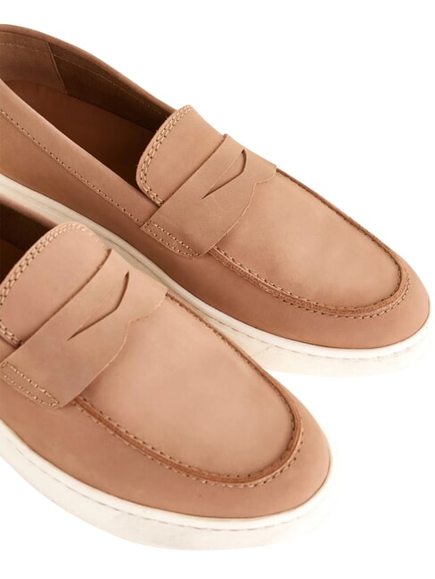 DENIS mocassins en cuir sable - Chaussures Femme