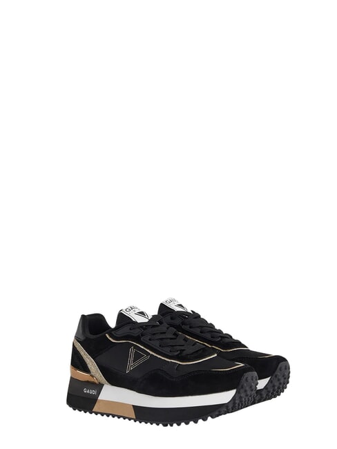 I DEA Baskets en cuir NOIR - Chaussures Femme