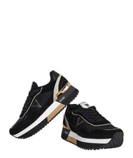 GAUD&Igrave; I DEA Baskets en cuir NOIR - Chaussures Femme - 3