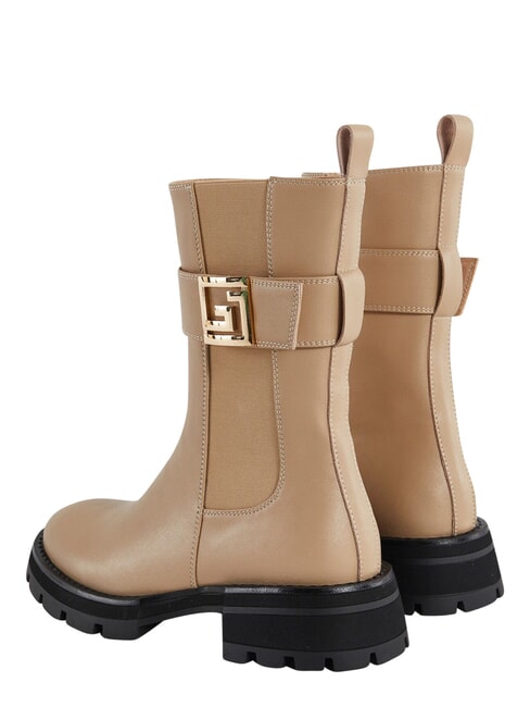 ARIEL Bottine en cuir sable - Chaussures Femme