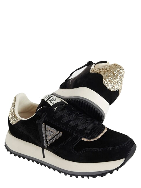 I CASSIE Baskets en cuir NOIR - Chaussures Femme