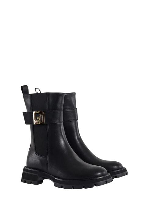 ARIEL Bottine en cuir NOIR - Chaussures Femme