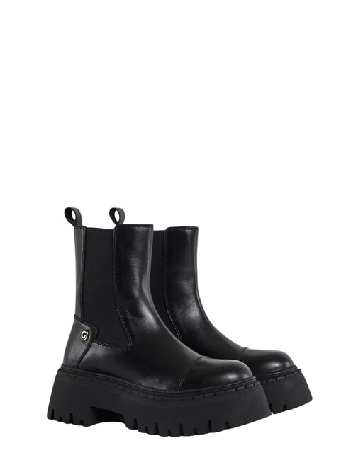 CORINNE Bottine en cuir NOIR - Chaussures Femme