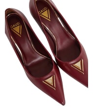GAUD&Igrave; COLETTE D&eacute;collet&eacute; en cuir Bourgogne - Chaussures Femme - 3