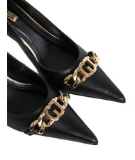 GAUD&Igrave; CRISTEL D&eacute;collet&eacute; en cuir NOIR - Chaussures Femme - 2