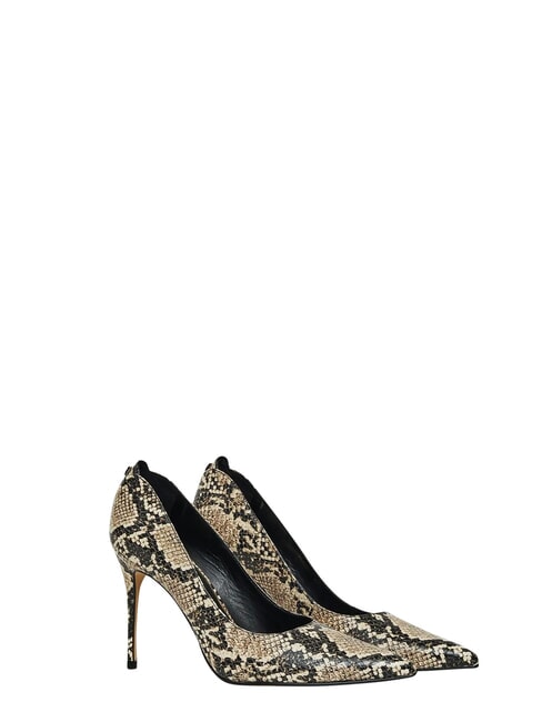 DALIA PYTHY D&eacute;collet&eacute; en cuir NATUREL - Chaussures Femme