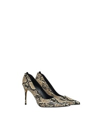 GAUD&Igrave; DALIA PYTHY D&eacute;collet&eacute; en cuir NATUREL - Chaussures Femme - 2