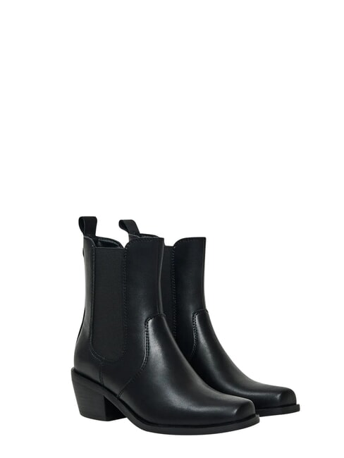 FELICIA Bottines en cuir NOIR - Chaussures Femme