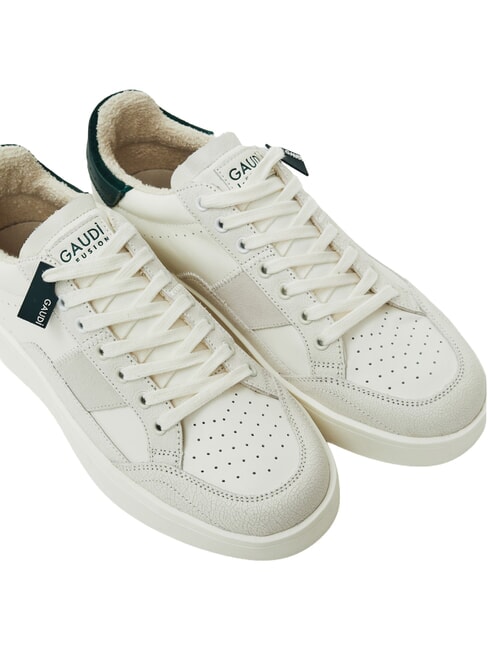 FUSION CRACK Baskets en cuir tofu/bois - Chaussures Homme