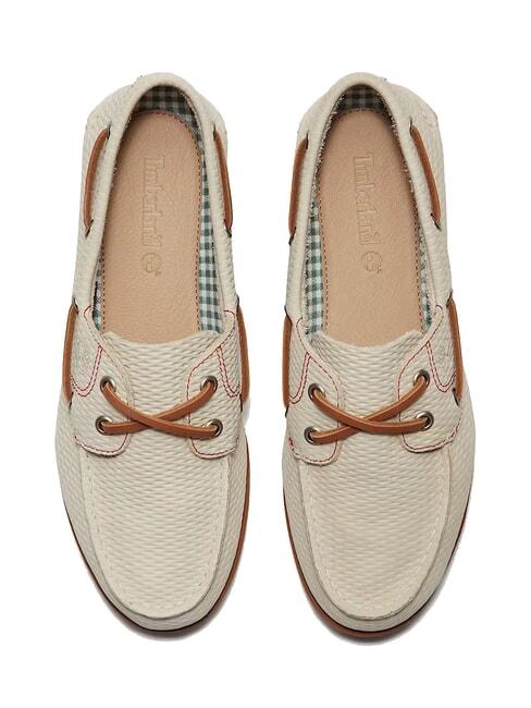 CLASSIC BOAT  Chaussures bateau en cuir beige clair - Chaussures Femme