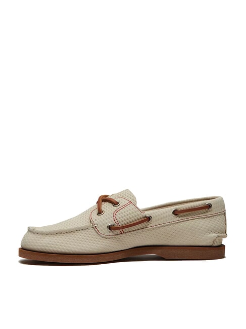 CLASSIC BOAT  Chaussures bateau en cuir beige clair - Chaussures Femme