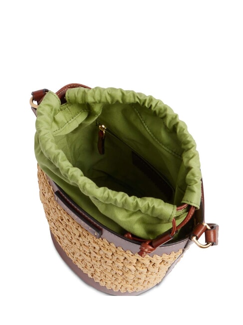 LUNA  sac seau &agrave; bandouli&egrave;re MARRON - Sacs pour Femme