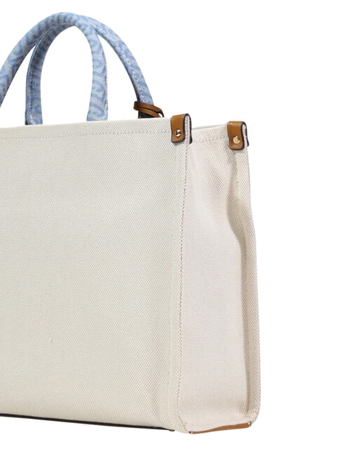 RIDHI Grand sac &agrave; main avec bandouli&egrave;re neutre/denim - Sacs pour Femme