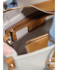 LIUJO RIDHI Grand sac &agrave; main avec bandouli&egrave;re neutre/denim - Sacs pour Femme - 7