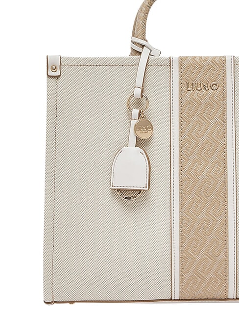 RIDHI Grand sac &agrave; main avec bandouli&egrave;re neutre/cr&egrave;me - Sacs pour Femme