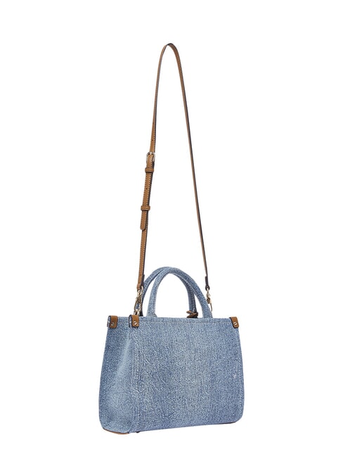 RIDHI Sac &agrave; main avec bandouli&egrave;re denim l&eacute;ger - Sacs pour Femme