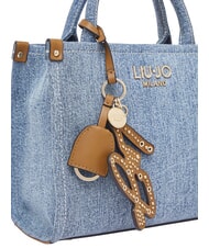 LIUJO RIDHI Sac &agrave; main avec bandouli&egrave;re denim l&eacute;ger - Sacs pour Femme - 7