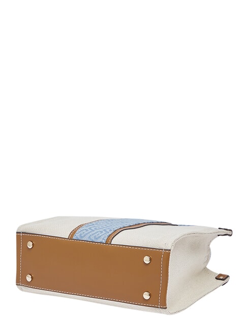 RIDHI Sac &agrave; main avec bandouli&egrave;re neutre/denim - Sacs pour Femme