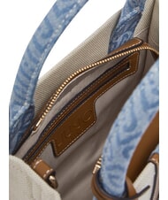 LIUJO RIDHI Sac &agrave; main avec bandouli&egrave;re neutre/denim - Sacs pour Femme - 6