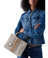 LIUJO RIDHI Sac &agrave; main avec bandouli&egrave;re neutre/cr&egrave;me - Sacs pour Femme - 2