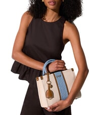 LIUJO RIDHI Sac &agrave; main avec bandouli&egrave;re neutre/denim - Sacs pour Femme - 2