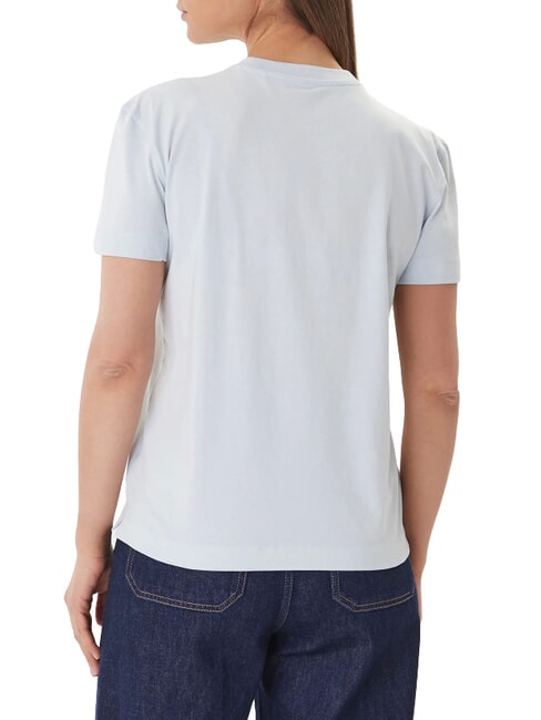 FLOWERS BOX T-shirt en coton ciel haut - T-shirt