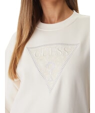 GUESS TRIANGLE LACE Sweat-shirt cremwhi - Sweat-shirts pour femmes - 3