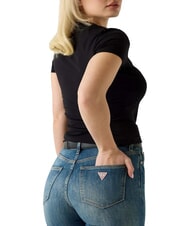 GUESS SCRIPT T-shirt en coton jetbla - T-shirt - 2