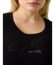 GUESS SCRIPT T-shirt en coton jetbla - T-shirt - 3