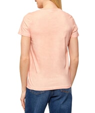 GUESS MINI STRASS TRIANGLE T-shirt en coton vanille cosmique froide - T-shirt - 2