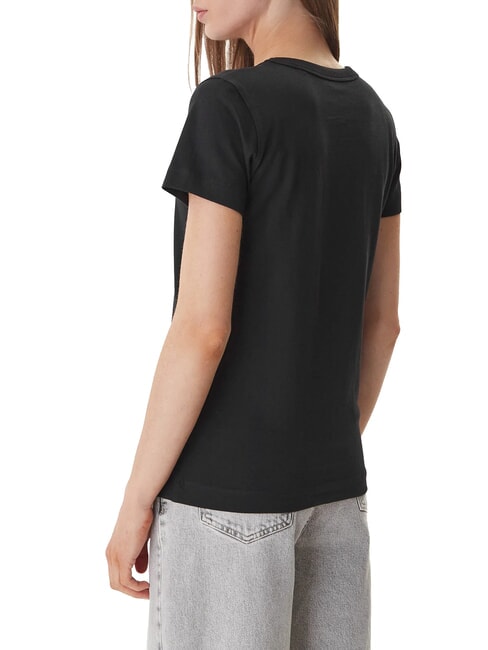 3D SCRIPT T-shirt en coton jetbla - T-shirt