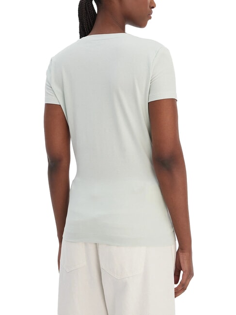 SCRIPT T-shirt en coton sarcelle brumeuse - T-shirt