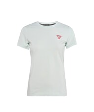GUESS MINI TRIANGLE T-shirt coupe slim sarcelle brumeuse - T-shirt - 3