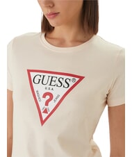 GUESS ORIGINAL LOGO T-shirt &agrave; logo vanille cosmique - T-shirt - 3