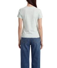 GUESS MINI TRIANGLE T-shirt coupe slim sarcelle brumeuse - T-shirt - 2