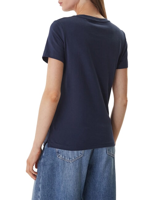 ORIGINAL LOGO T-shirt &agrave; logo bleu noirci - T-shirt