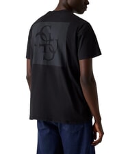 GUESS BASIC 4G MIST T-shirt en coton noir de jais multi - T-shirt - 2