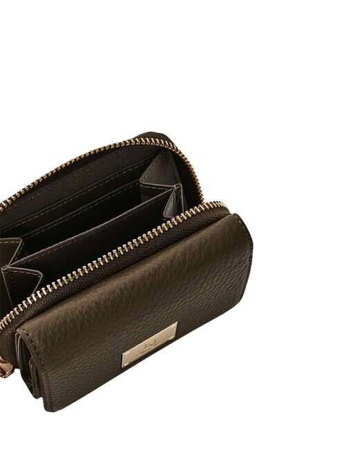 EVA petit portefeuille zipp&eacute; MILITAIRE - Portefeuilles Femme