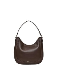 GAUD&Igrave; NEW DIAZ LEATHER Sac bandouli&egrave;re en cuir mixte caf&eacute; - Sacs pour Femme - 2